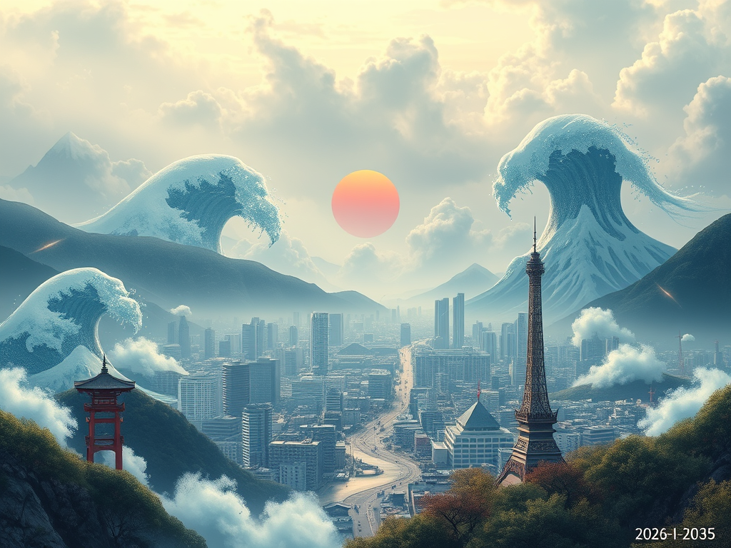 Global Future Predictions Through Baekhwa I-Ching